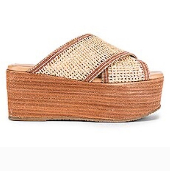 Kaanas Shoes - Kaanas Formentera Open Weave Platform Sandals Size 9